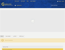 Tablet Screenshot of gibraltarcoins.com